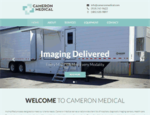 Tablet Screenshot of cameronmedical.com